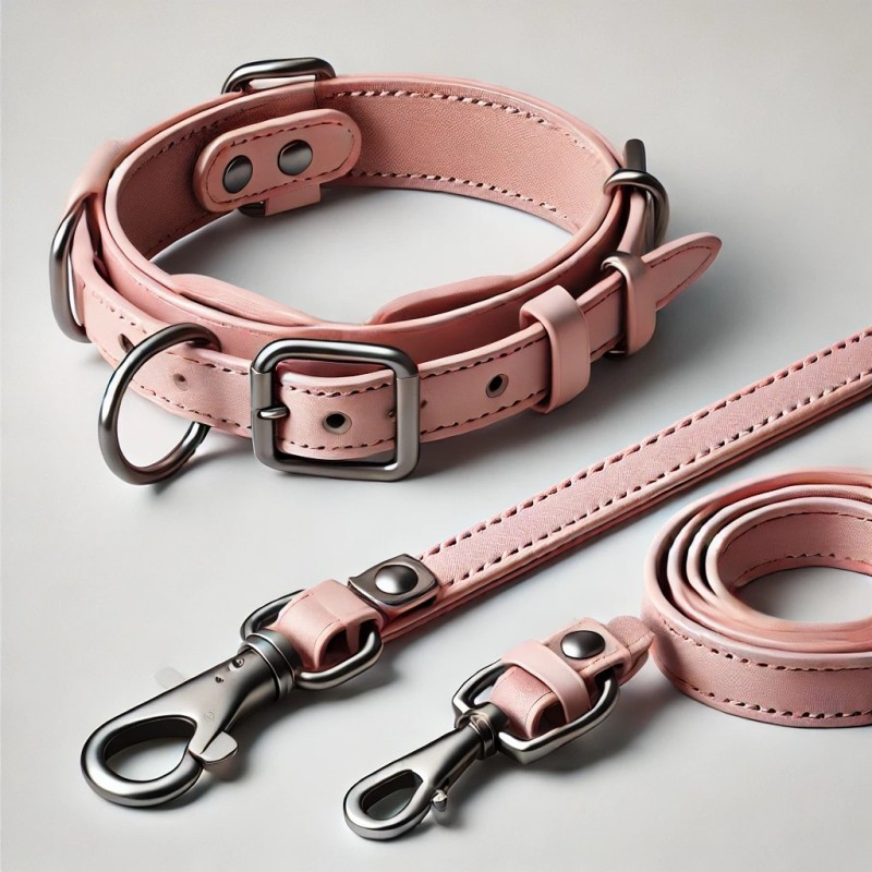 Dog Collar Manufacturer - OEM Custom Luxury Adjustable Leather Reflective Anti-lost Tracker Collar