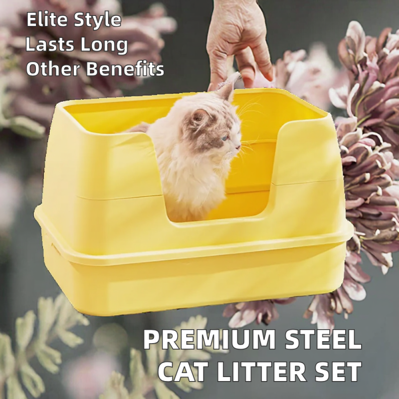 Cat Litter Cleaner Factory - Luxury 20L Stainless Steel Premium Pet Care Accessories Easy Clean Feature