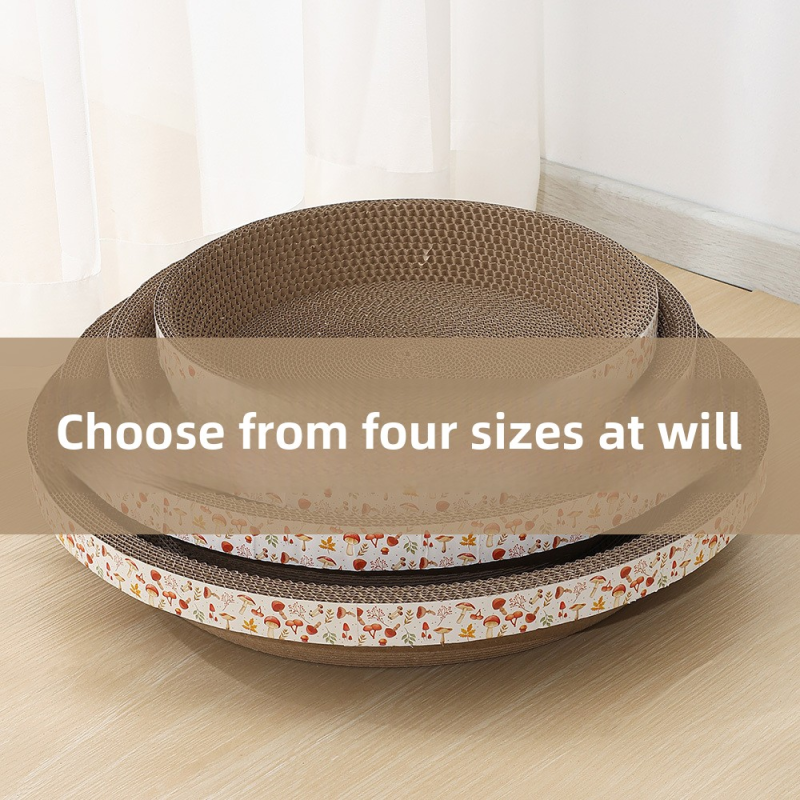 Cat Scratcher Supplier - Eco-Friendly Large Space Play Toy Nest Bowl Type Board Corrugated Paper Scratch-Free