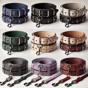 Dog Collar Manufacturer - OEM Custom Luxury Adjustable Leather Reflective Anti-lost Tracker Collar