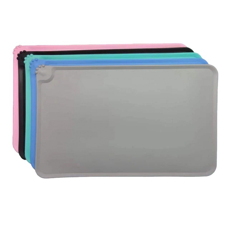 Pet Feeding Mat Supplier - Wholesale Non-Slip Silicone Base Waterproof Dogs Cats Tray Custom Colors