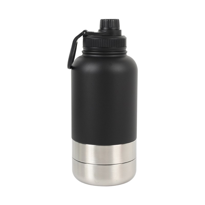 Pet Water Bottle Supplier - Portable Metal Stainless Steel Food Water Bottle Personalized Logo