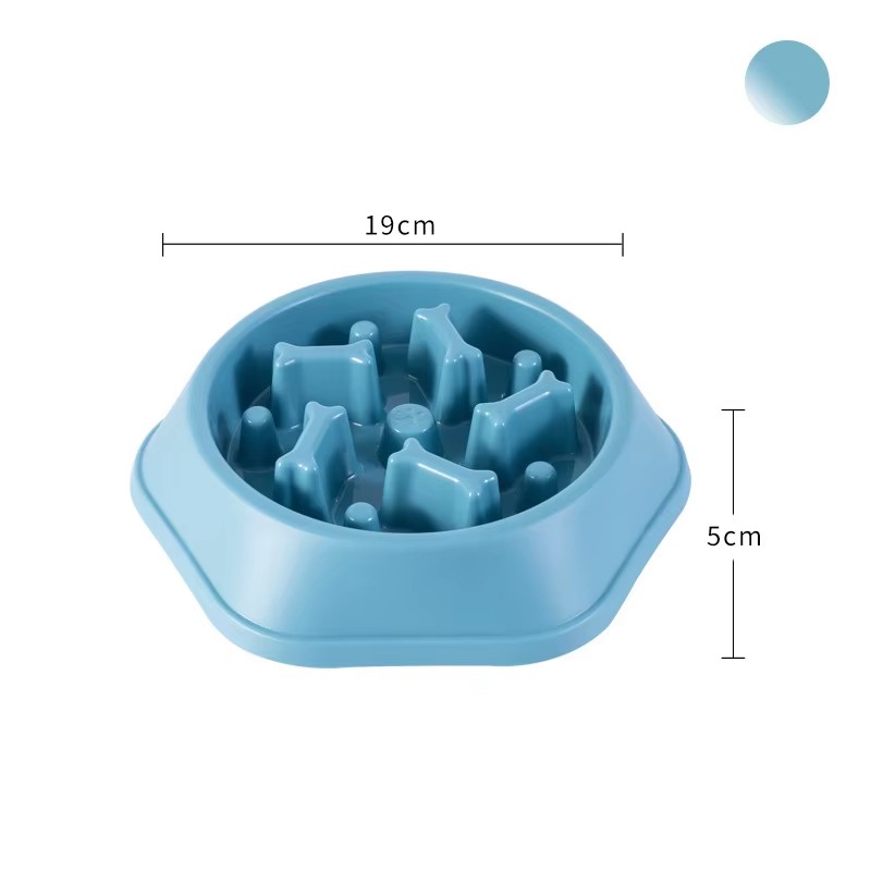 Pet Bowl Manufacturer - Durable Slow Feeder Eco-friendly Pp Non-slip Anti-choke Slow Eating Licking