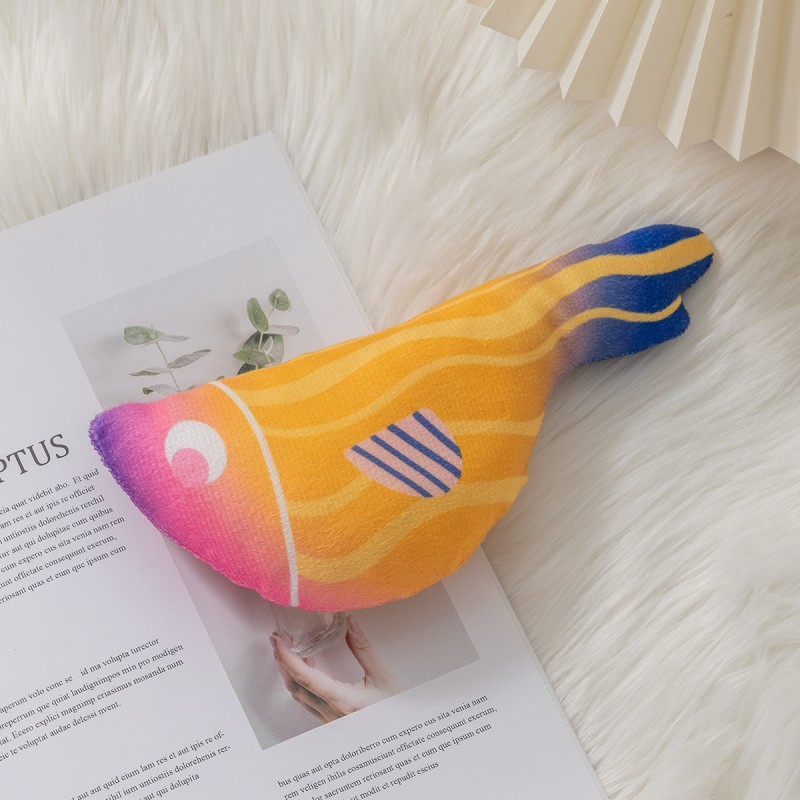 Pet Toys Manufacturer - Wholesale Wear Resistant Bite Resistant Fish Shaped Interactive Cat Toys