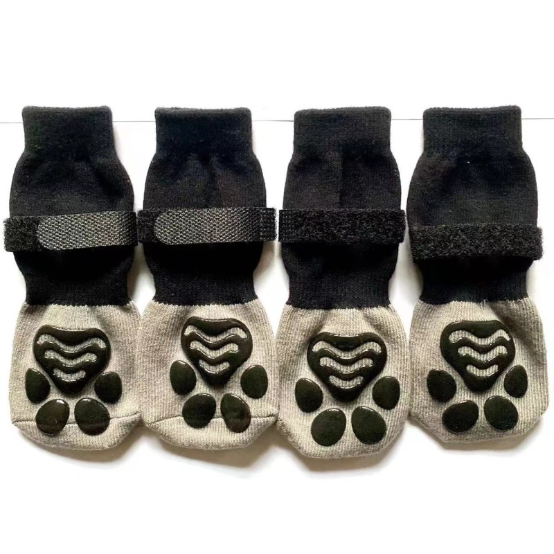 Pet Socks Supplier - Dogs Cat Anti-Slip Socks Paw Protector Cotton Socks Grip Knit Socks