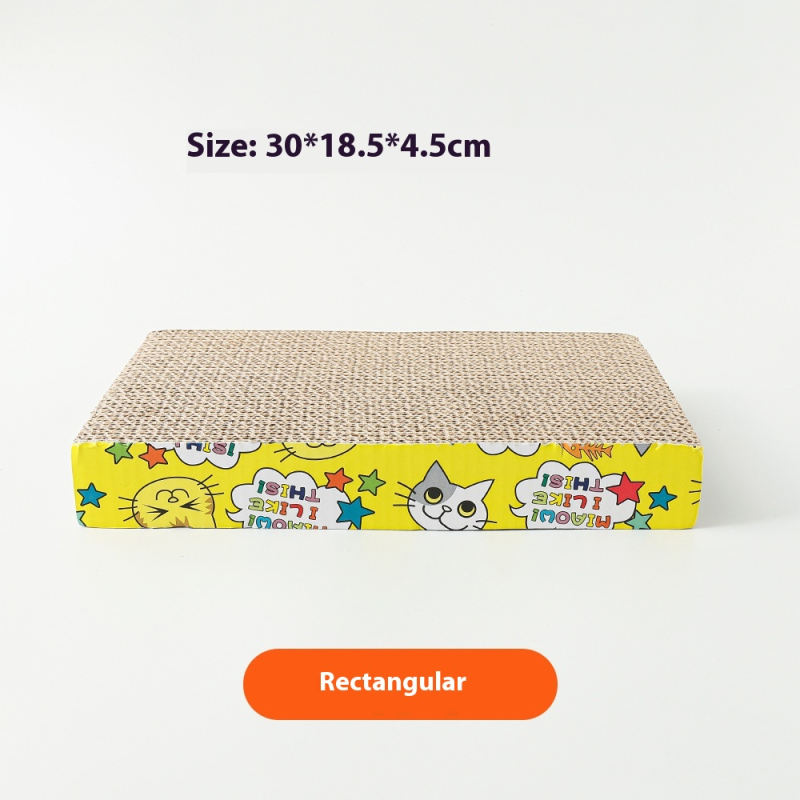 Cat Scratching Board Supplier - Bestseller Wholesale Modern Wood Bed Corrugated Paper Catnip Toy
