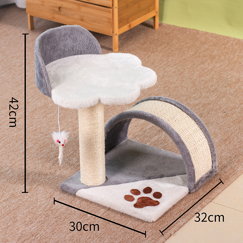 Cat Climbing Frame Manufacturer - Factory Direct Sale Climbing Frame Scratching Tree Jumping Platform Mouse Toy