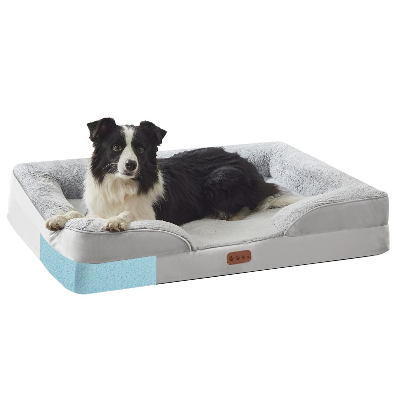 Pet Bed Supplier - Modern Anti-Stress Orthopedic Memory Foam Factory Customized Funny Rectangle