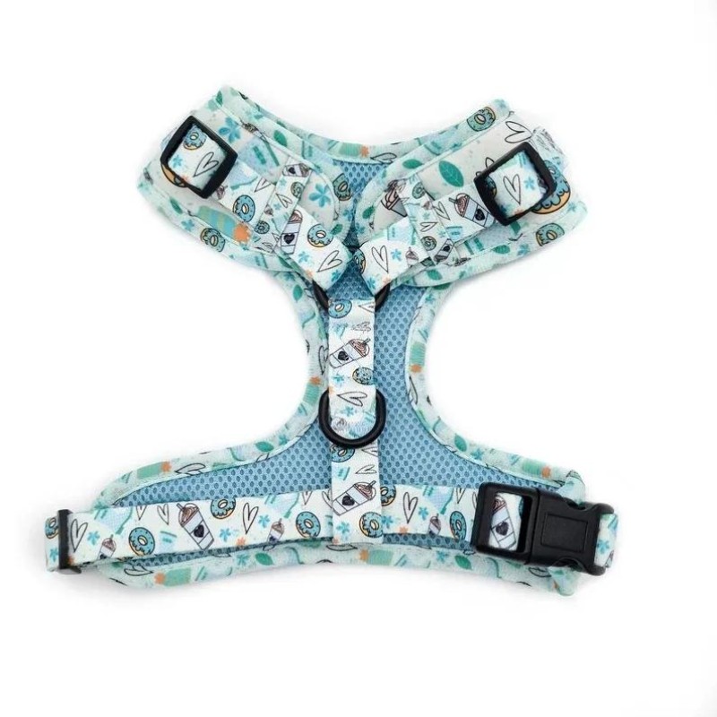 Dog Collar Set Manufacturer - Wholesale Personalized Designer Soft Padded Harness Set for Dog