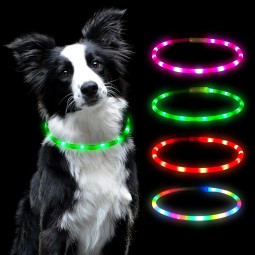 Pet Collar Factory - Led USB Rechargeable Color Changeable