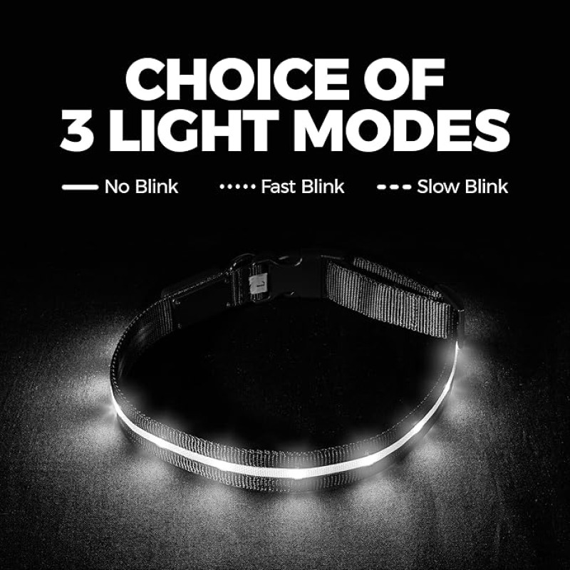 Pet Collar Factory - Led USB Rechargeable Color Changeable