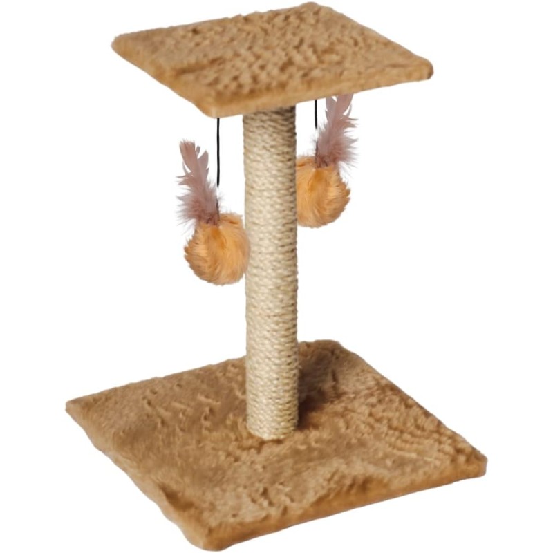Cat Tower Supplier - Double Balls Nest Basket Sisal Fabric