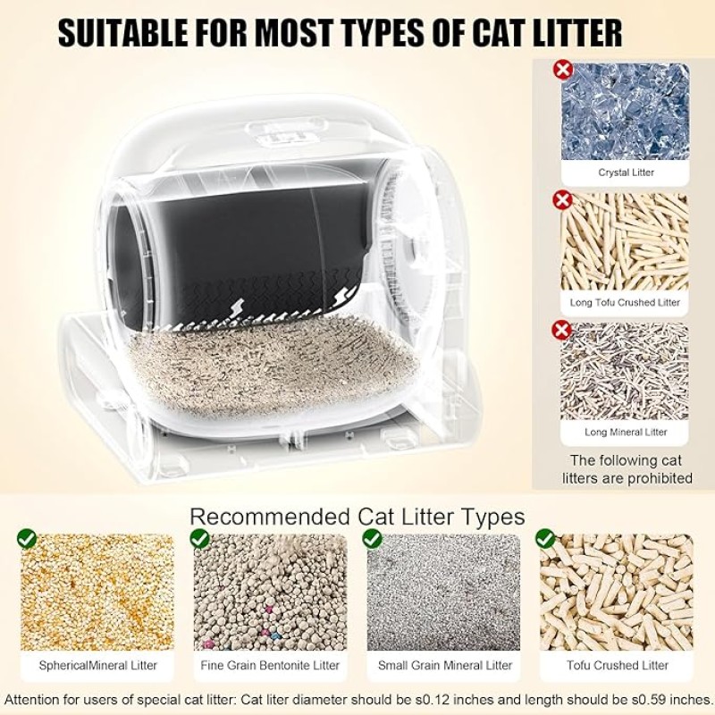 Smart Litter Box Manufacturer - Self Cleaning APP 65L