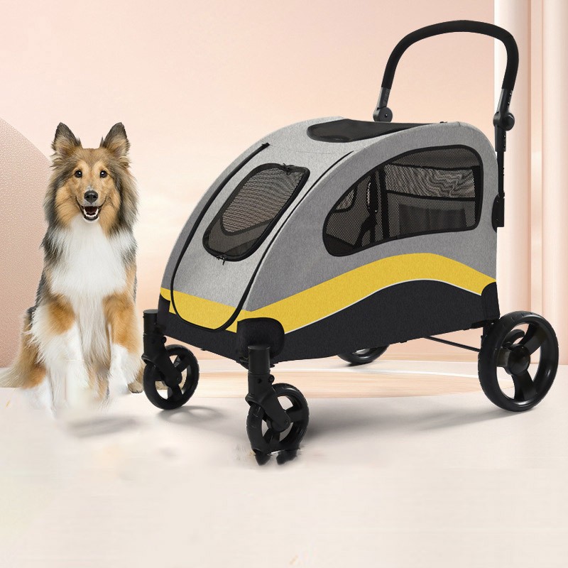 Dog Stroller Manufacturer - Extra Large All-Terrain 4 Wheel