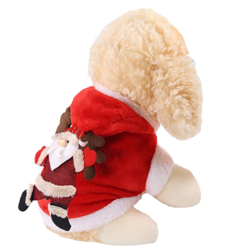 Dog Christmas Factory - Santa Costume With Hat Small Cats