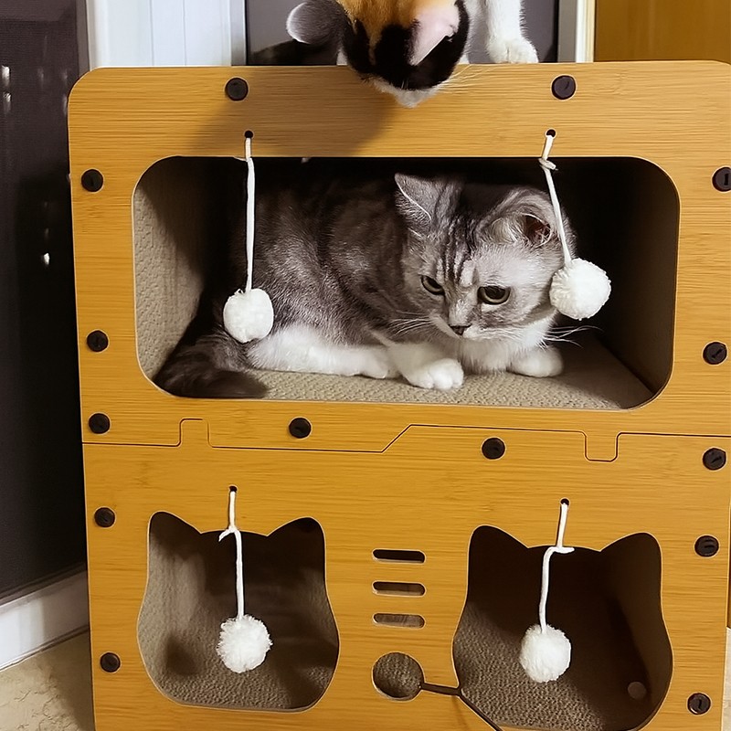 Cat Scratching Post Factory - Easy Assemble Cozy House Design