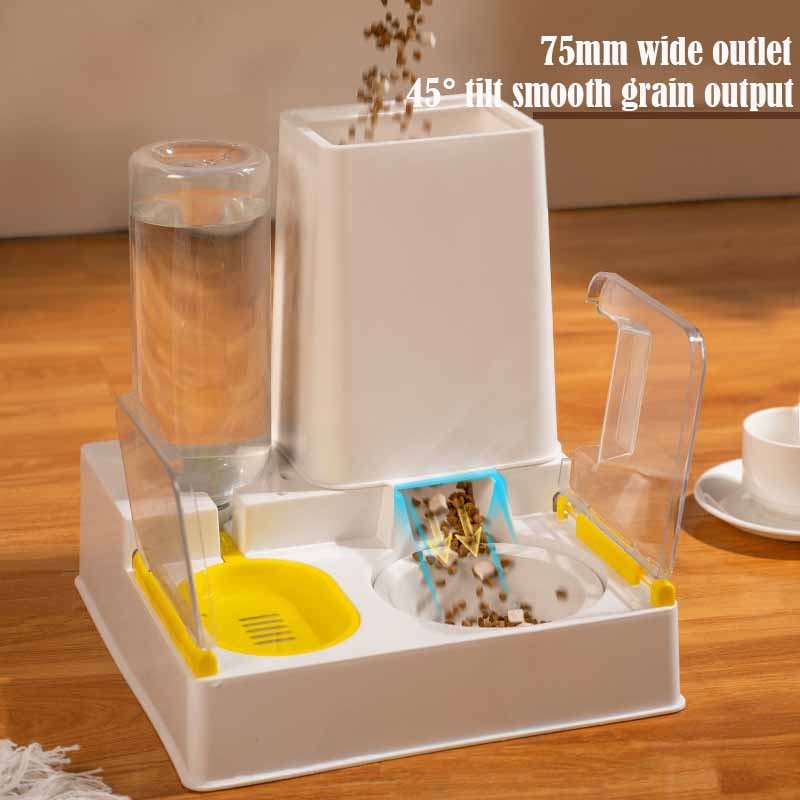 Pet Dispenser Supplier - Stylish 2-in-1 Gravity-Fed Easy