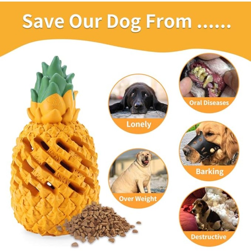 Dog Chew Toy Supplier - Pineapple Indestructible Tough Treat