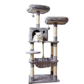 Cat Tree Factory - Large Luxury Seven-Story Wooden Plush