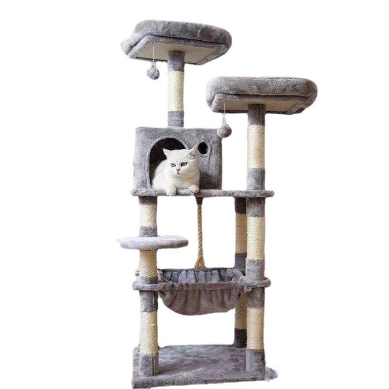 Cat Tree Factory - Large Luxury Seven-Story Wooden Plush