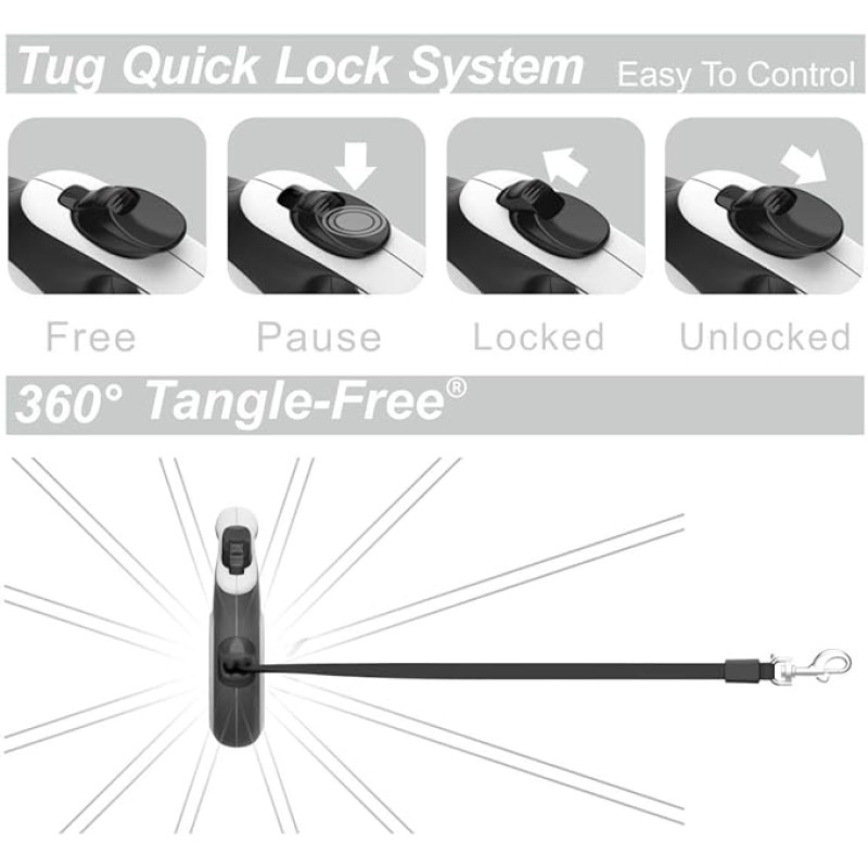 Retractable Leash Supplier - Multifunctional Heavy Duty 16ft