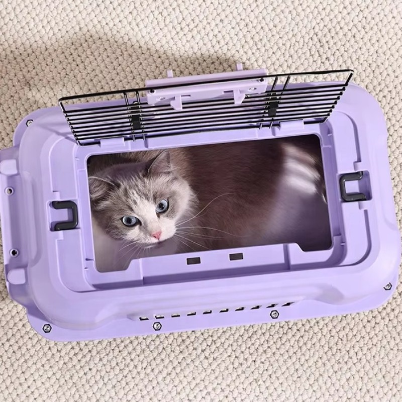 Pet Kennel Factory - Two Door Plastic Crate Portable Travel