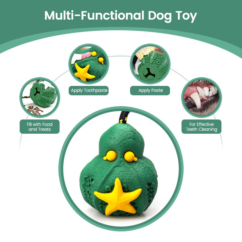 Dog Toy Factory - 2025 Multifunctional Teeth Cleaning Rubber