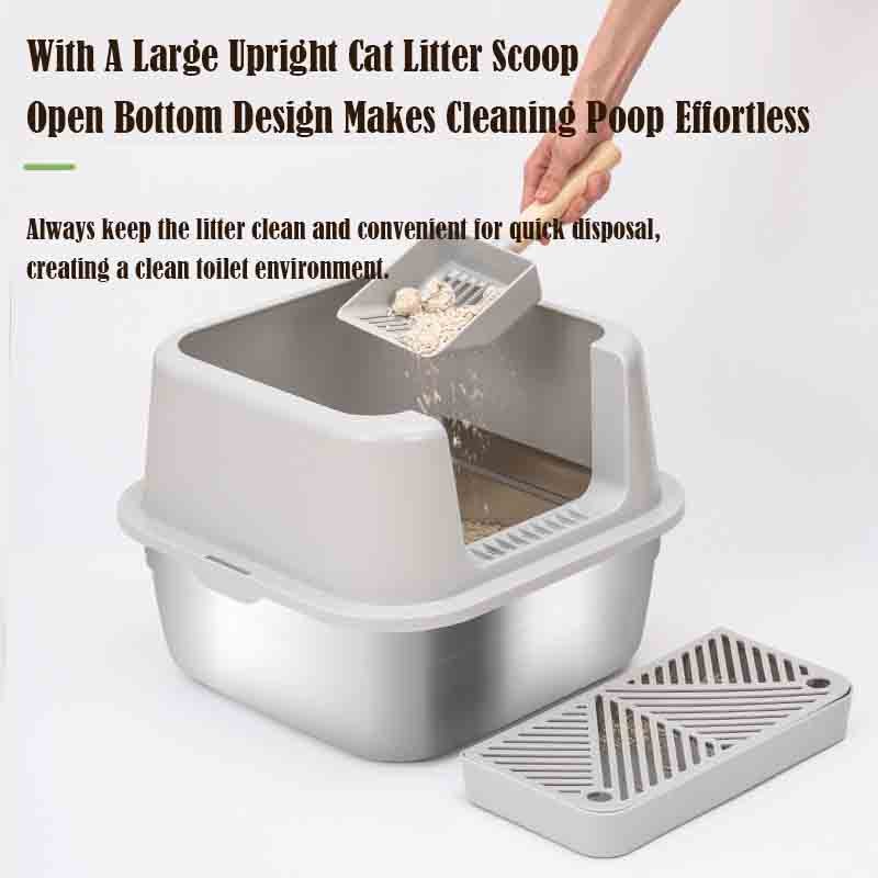 Stainless Litter Box Factory - Super Large Enclosed Easy Clean
