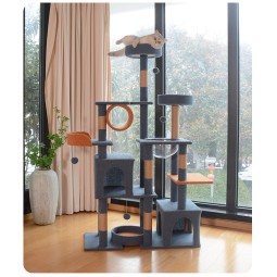 Cat Tower Factory - Multi-Functional Sisal Jumping Platform