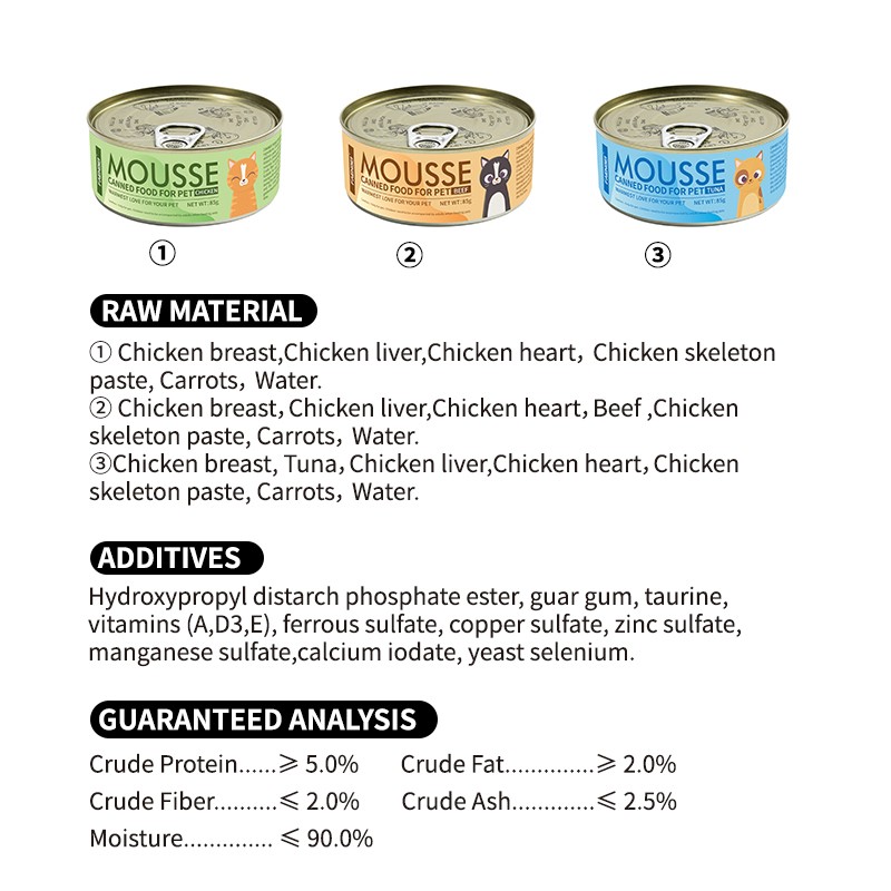 Cat Canned Food Supplier - Wholesale Additive Free Beef