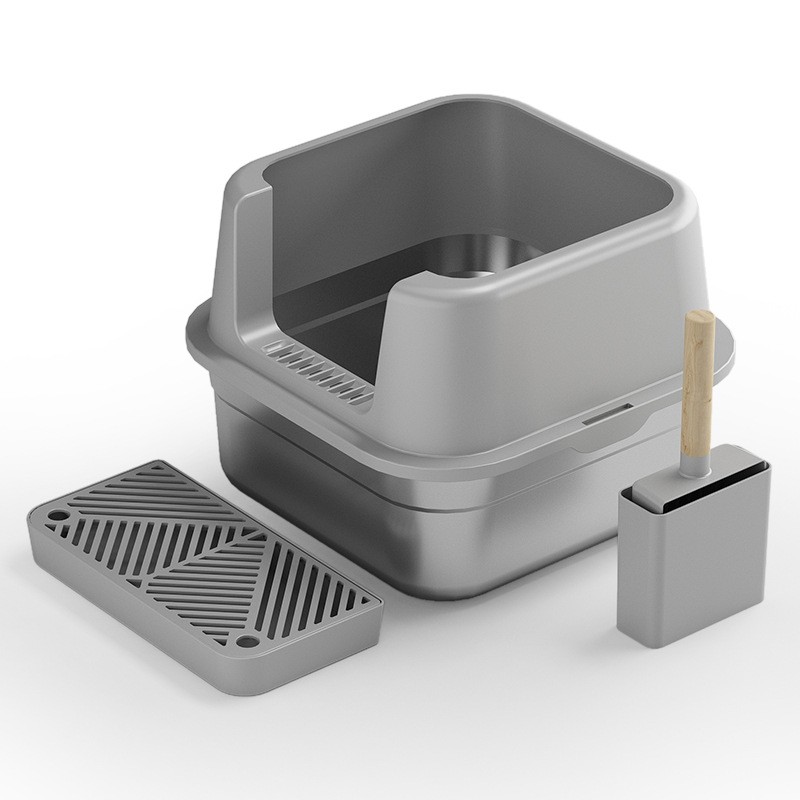 Stainless Litter Box Factory - Super Large Enclosed Easy Clean