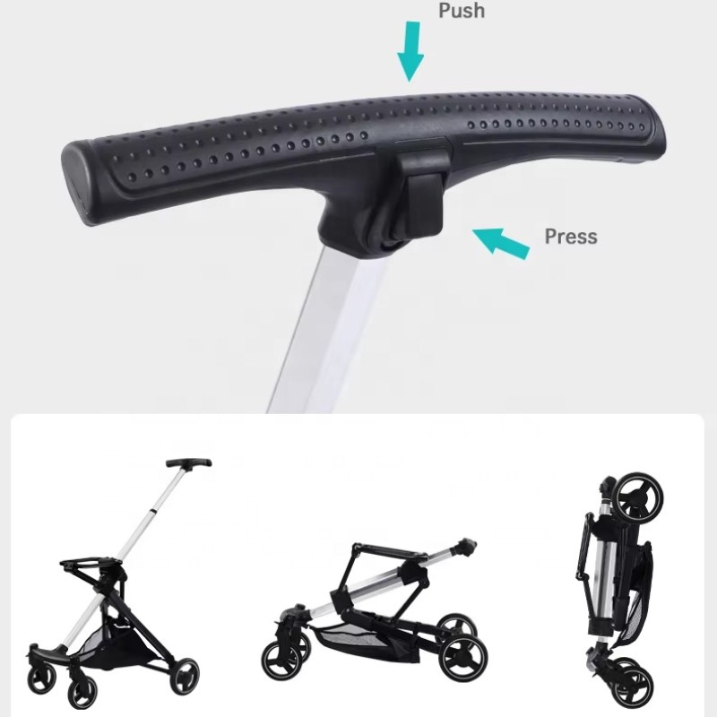 Dog Stroller Manufacturer - 4 Wheels Foldable Aluminum Large