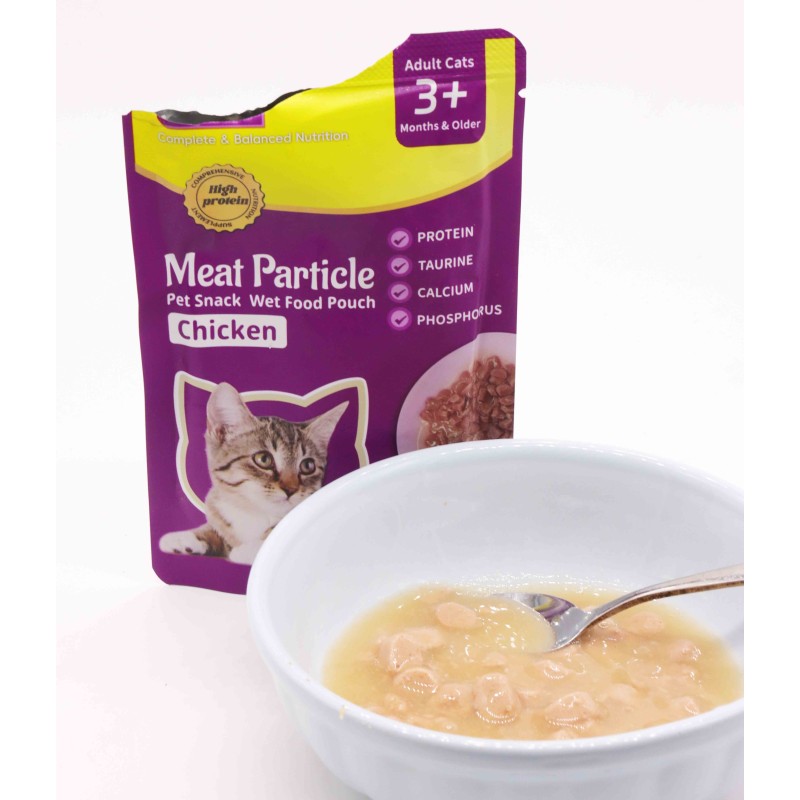 Pet Food Manufacturer - OEM Beef Chicken Flavor 85g Meat