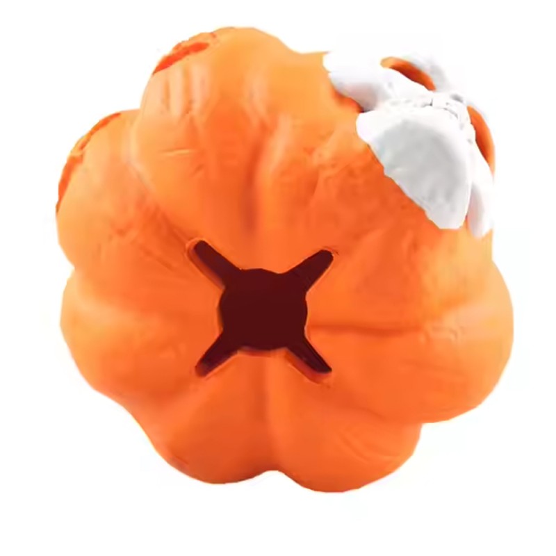 Puppy Toy Factory - Pumpkin Shaped Squeaky Aggressive Chewers