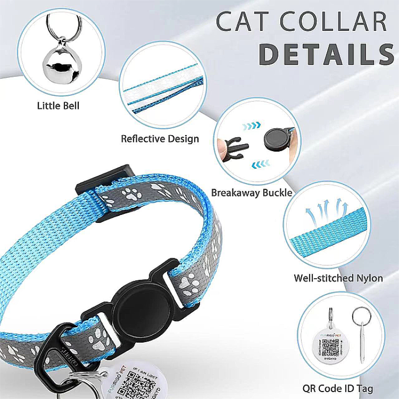 Pet Tag Collar Manufacturer - Custom Print Nylon QR Code