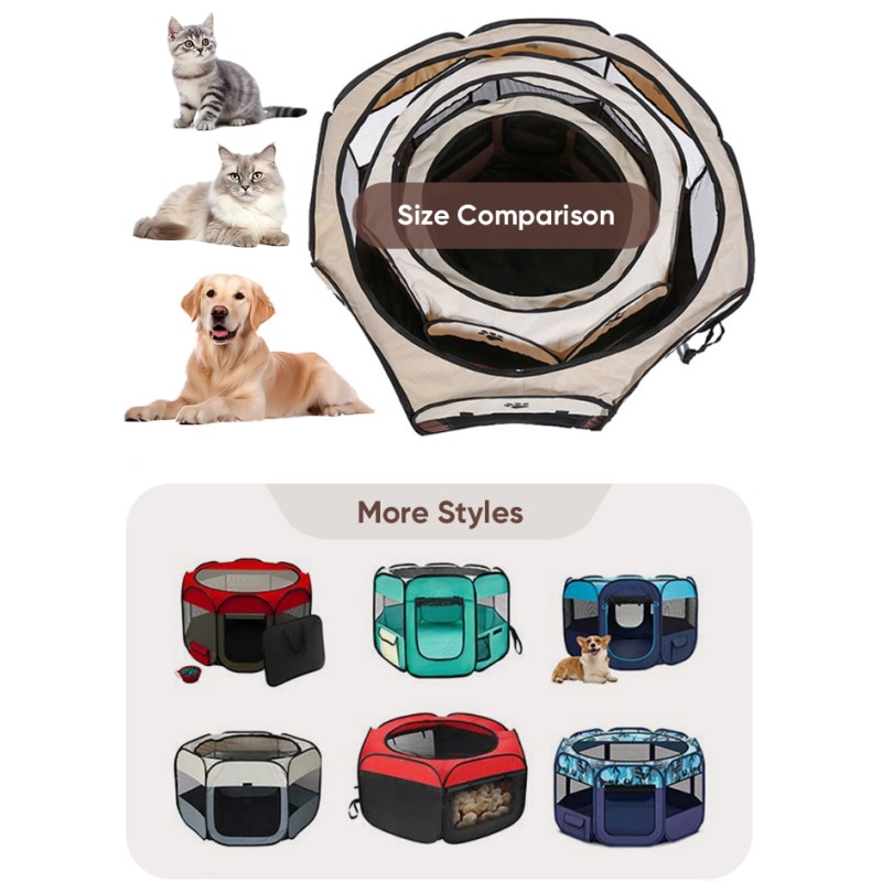 Pet Playpen Supplier - Customizable Waterproof Foldable Octagonal