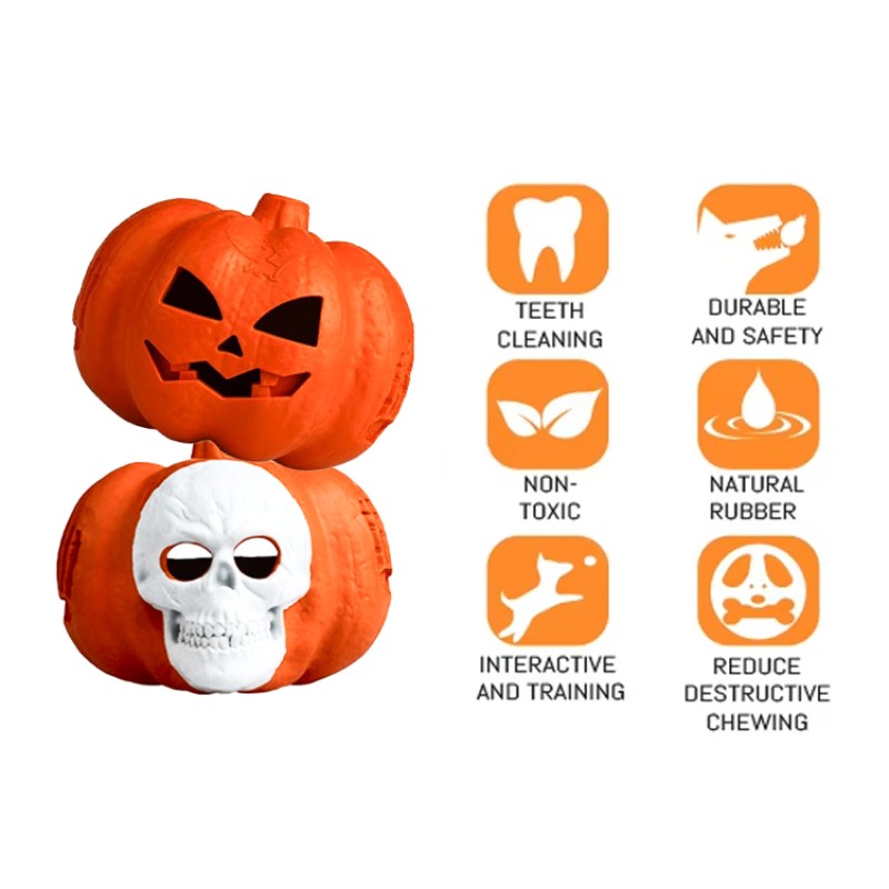 Dog Toy Supplier - Halloween Soft Rubber Squeaky Durable