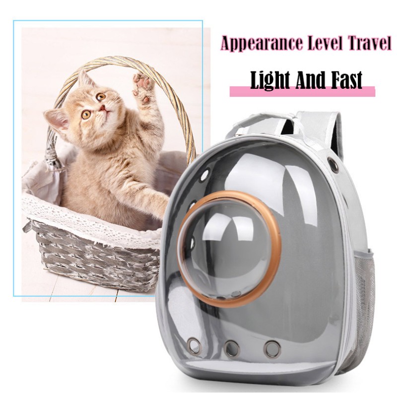 Pet Backpack Manufacturer - Folding Transparent Space Airline