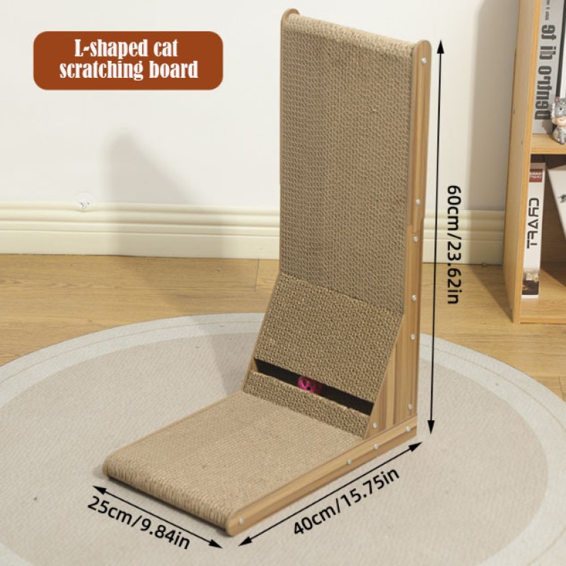 Cat Scratching Pad Factory - Cardboard L Shape Vertical Ball