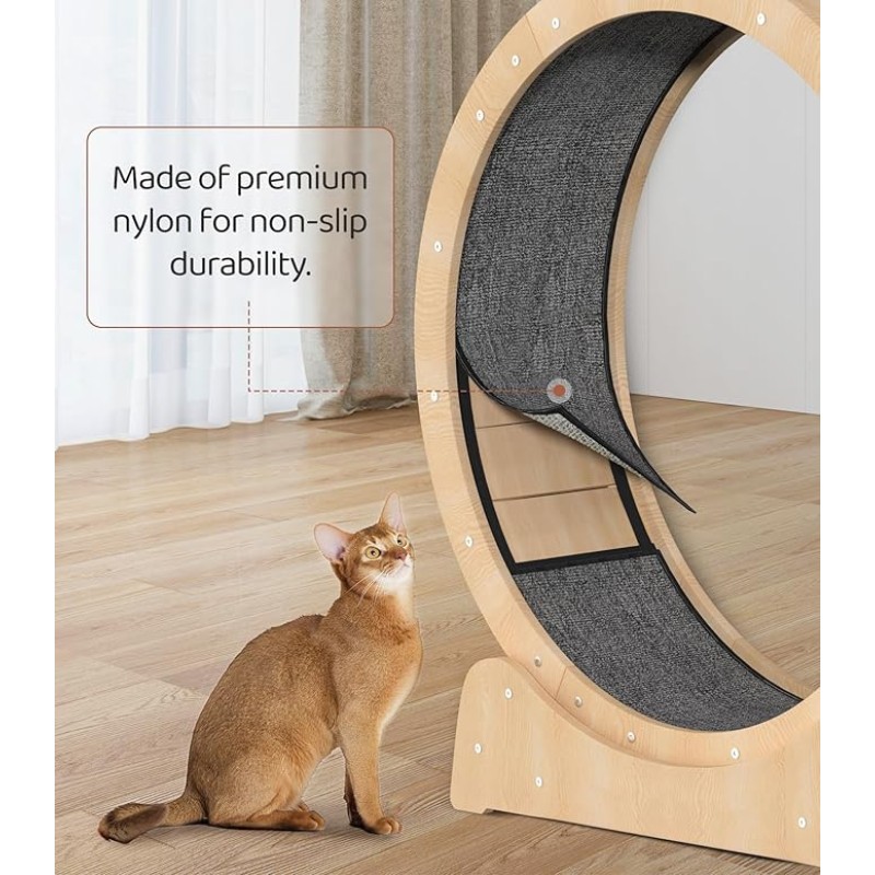 Cat Wheel Supplier - Natural Wood Color Exercise Cute
