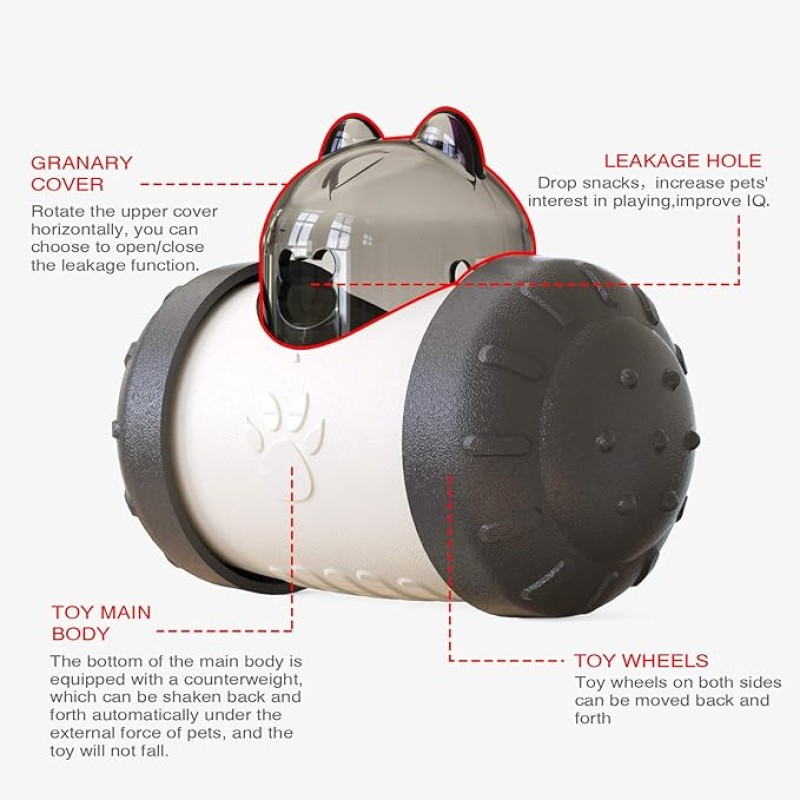 Pet Toy Supplier - Robot Tumbler Multifunction Interactive