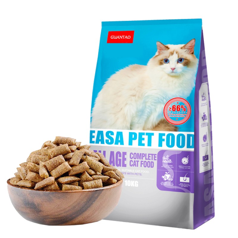 Cat Dry Food Factory - Customized Printing Zipper Raw Chicken