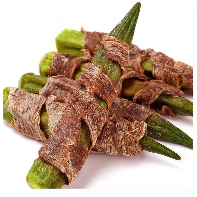 Dog Treats Supplier - Chew Stick 100g Chicken Okra High-Protein