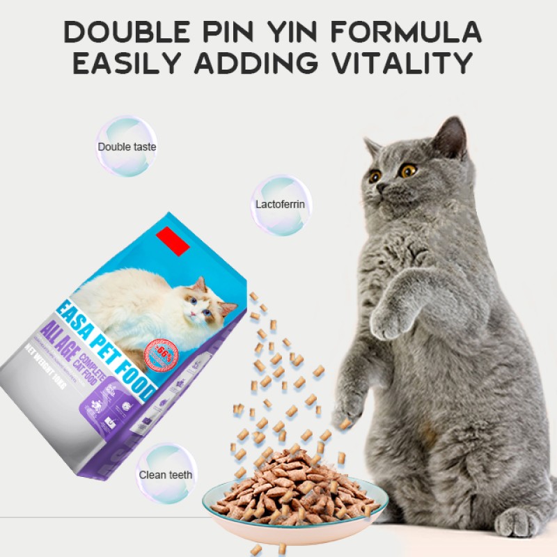 Cat Dry Food Factory - Customized Printing Zipper Raw Chicken