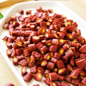 Dog Treats Manufacturer - Factory Hot Sale Beef Jerky Egg Yolk