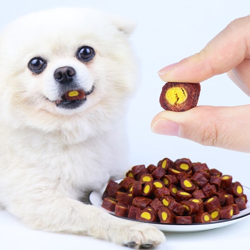 Dog Treats Manufacturer - Factory Hot Sale Beef Jerky Egg Yolk