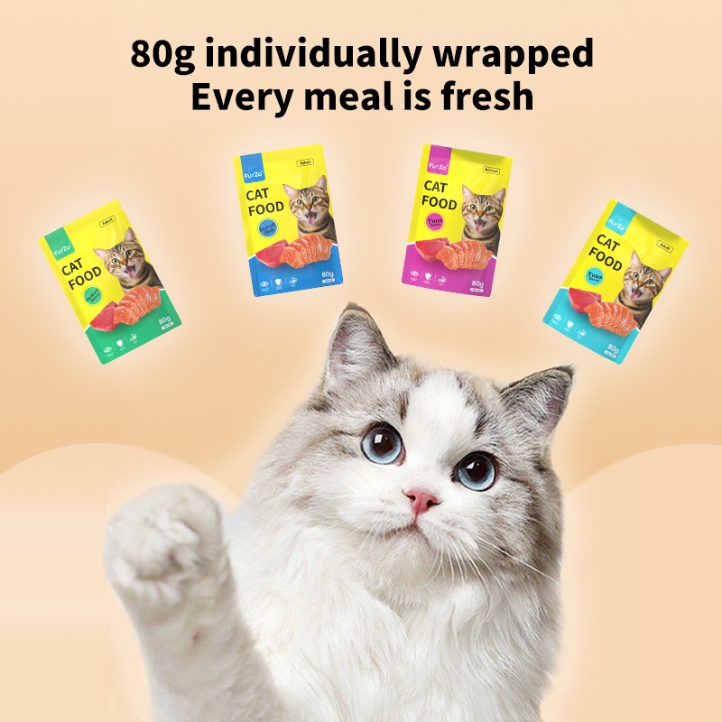 Cat Treats Manufacturer - FurZo 80g Meat Sauce 3 Flavors