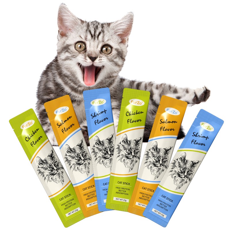 Salmon Cat Strips Factory - Healthy Nutritious Wet Food Adult