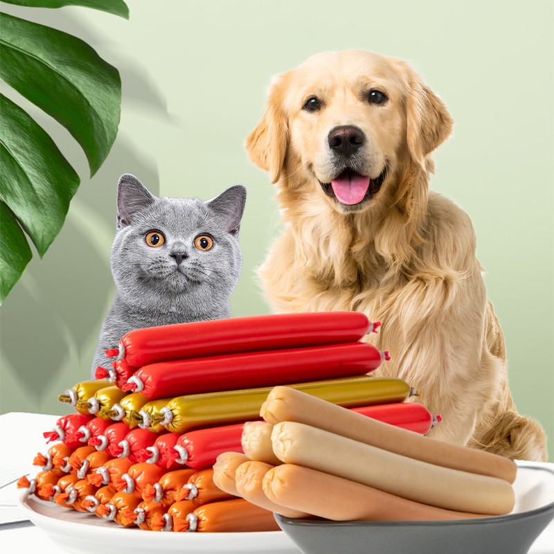 Pet Snacks Factory - Wholesale Ham Beef Chicken Fish Sausage