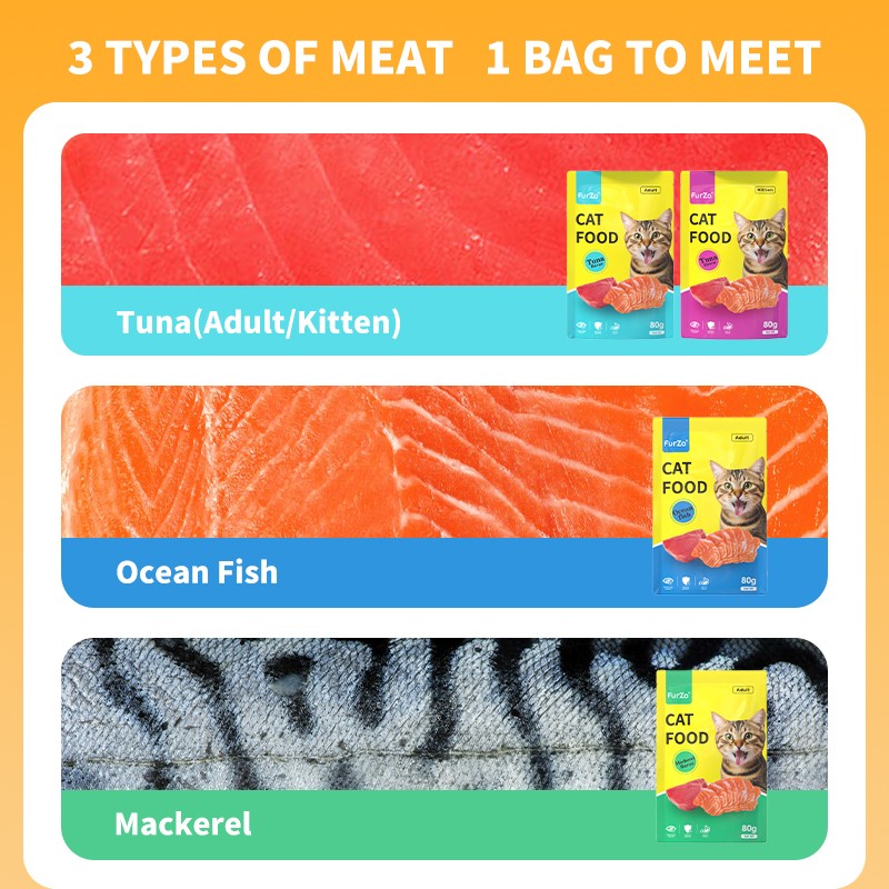 Cat Treats Factory - Hot Sale Ocean Fish Minced Meat 80g